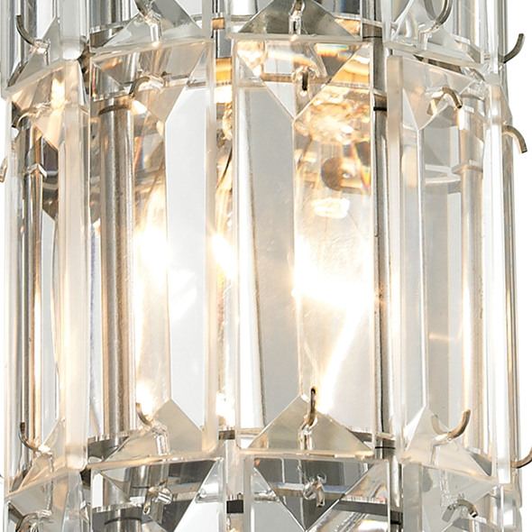 pendant lamp led ELK Lighting Mini Pendant Polished Chrome Modern / Contemporary