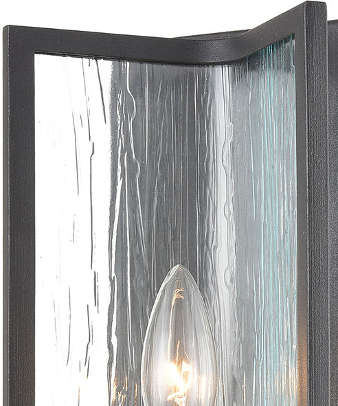 black sconce lamp ELK Lighting Sconce Wall Sconces Charcoal Modern / Contemporary