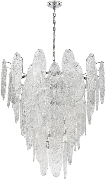 replacement crystals for light fixtures ELK Lighting Chandelier Polished Chrome Traditional