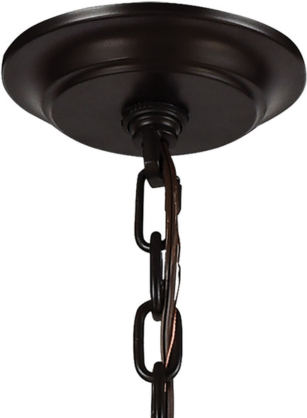 linear pendant fixture ELK Lighting Pendant Oil Rubbed Bronze Traditional