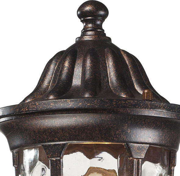 lowes lamp post lights ELK Lighting Sconce Regal Bronze Traditional