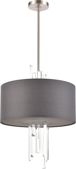 modern ceiling lights for kitchen ELK Lighting Pendant Satin Nickel Modern / Contemporary