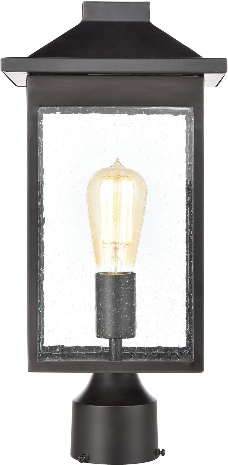 pendant lights for low ceilings ELK Lighting Post Mount Matte Black Transitional