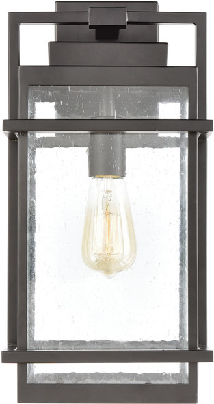 wall lamp with plug in cord ELK Lighting Sconce Matte Black Transitional
