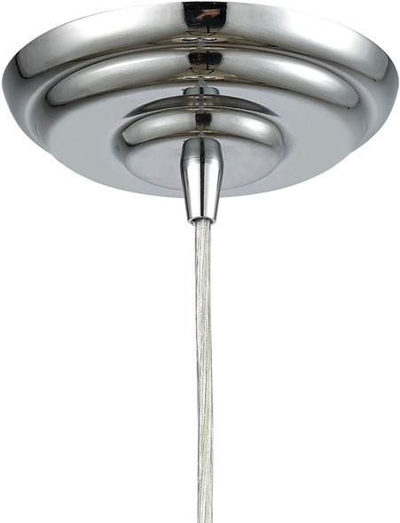 black and brass mini pendant light ELK Lighting Mini Pendant Polished Chrome Modern / Contemporary
