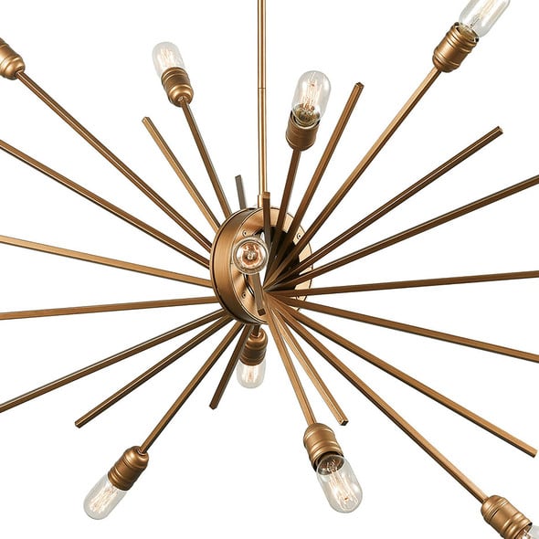modern pendant lights for kitchen island ELK Lighting Island Light Matte Gold Modern / Contemporary