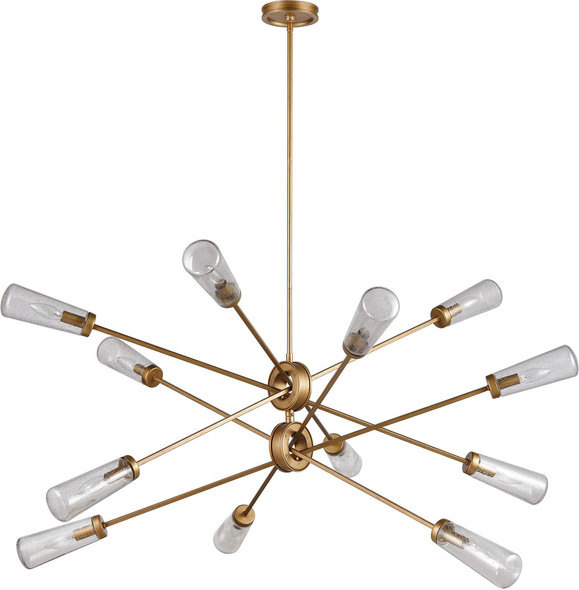 24 candelabra ELK Lighting Chandelier Matte Gold Modern / Contemporary