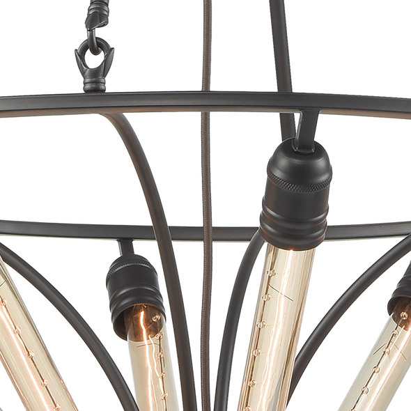 ceiling lights for bathrooms ELK Lighting Pendant Oil Rubbed Bronze Modern / Contemporary