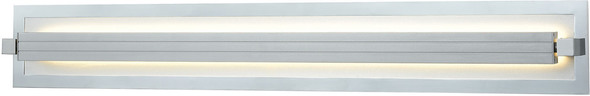 5 light bulbs ELK Lighting Vanity Light Frosted, Polished Nickel, Satin Aluminum Modern / Contemporary