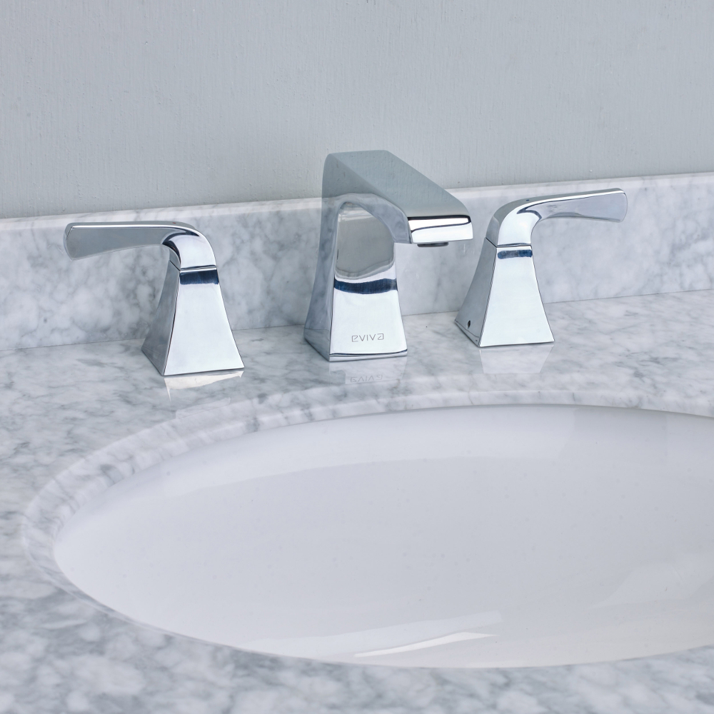 one hole vanity top Eviva Faucets Chrome