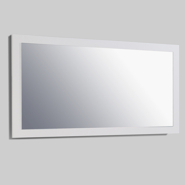 single vanity bathroom mirror ideas Eviva Glossy White