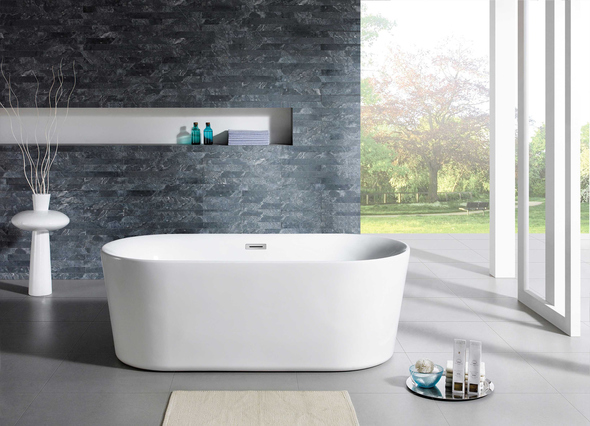 freestanding bathtub brands Eviva White