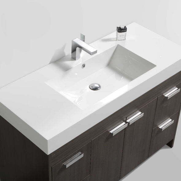 60 vanity cabinet Eviva bathroom Vanities Bathroom Vanities Grey Oak  Modern
