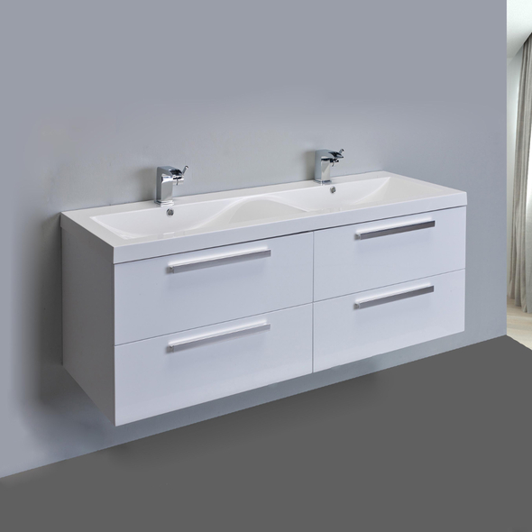 white vanity with black top Eviva bathroom Vanities White Modern