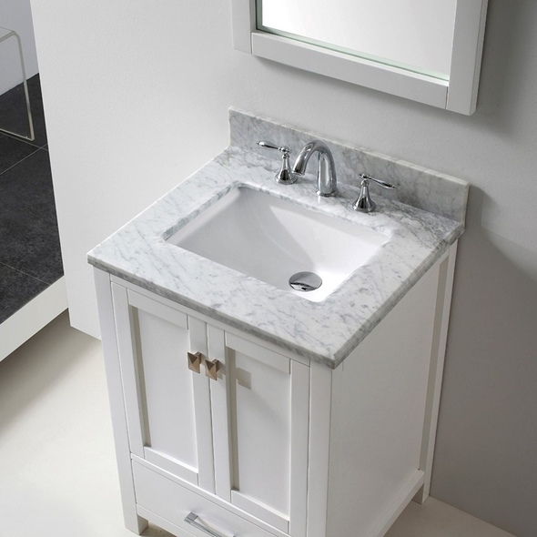 free vanity Eviva bathroom Vanities Bathroom Vanities White Transitional/Modern 