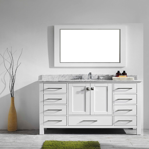 small bathroom sink unit Eviva bathroom Vanities White Transitional/Modern 