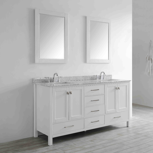 unique bathroom cabinets Eviva bathroom Vanities White Transitional/Modern 