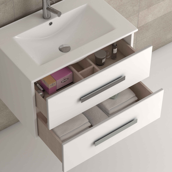 double sink bathroom vanity sizes Eviva White