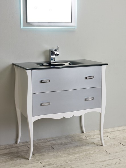 large vanity set Eviva bathroom Vanities White/Grey Modern
