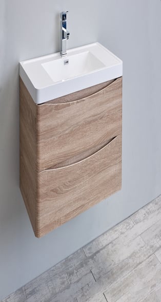 natural wood bathroom vanity Eviva bathroom Vanities White-Oak Modern