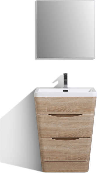 modern bath cabinets Eviva bathroom Vanities White-Oak Modern