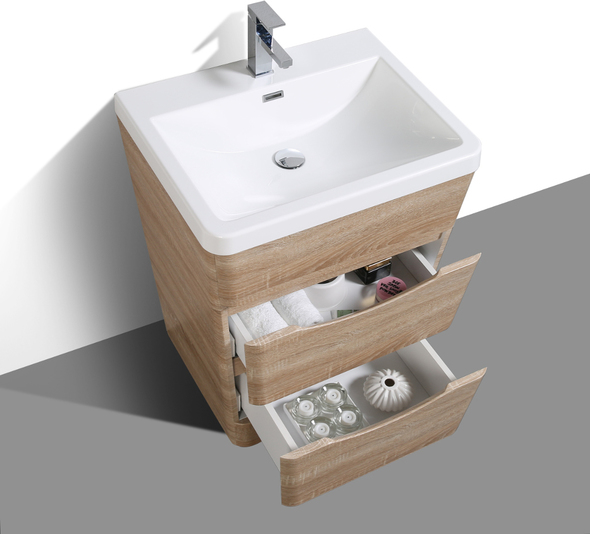 modern bath cabinets Eviva bathroom Vanities White-Oak Modern