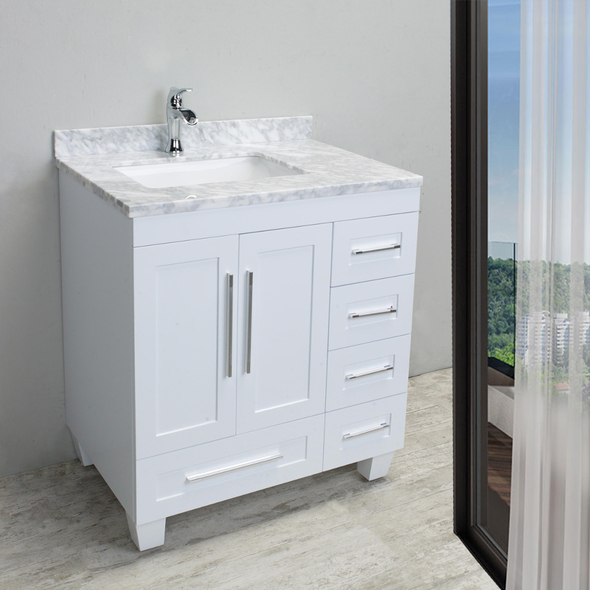 72 inch double vanity Eviva bathroom Vanities White Transitional/Modern 