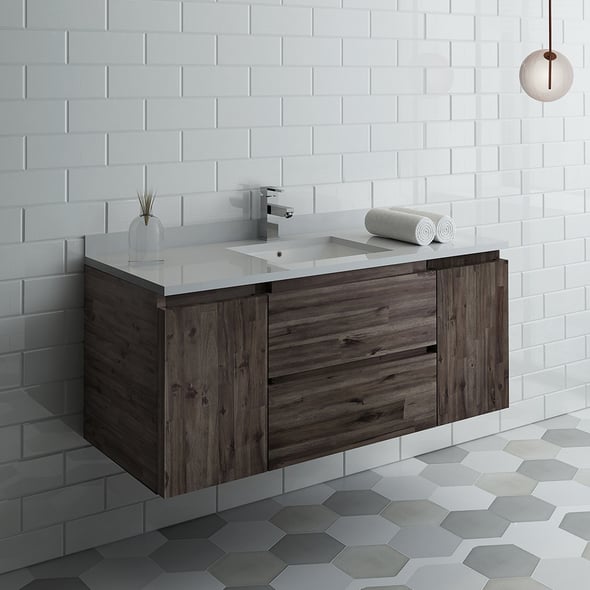 60 inch bathroom vanity with sink Fresca Bathroom Vanities Acacia Wood
