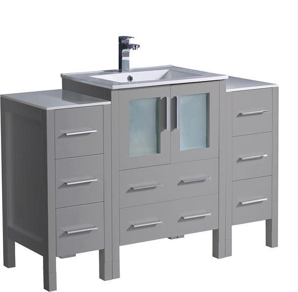 unique bathroom cabinets Fresca Gray