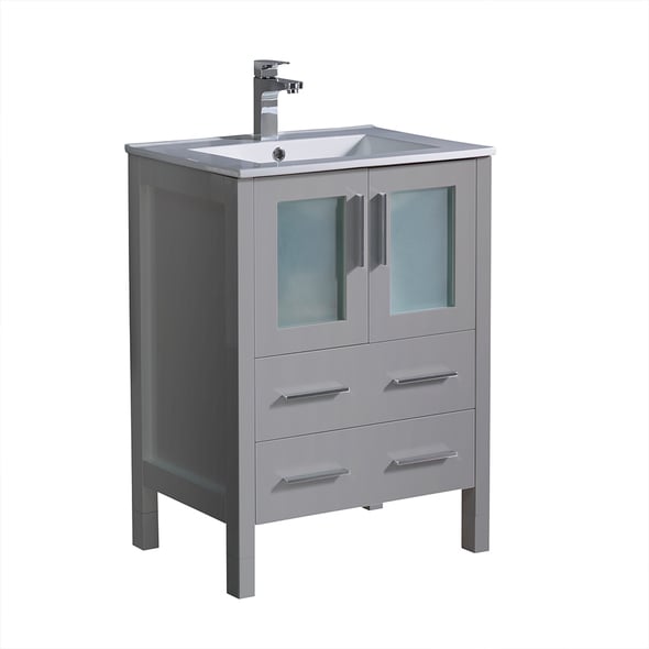 bathroom vanity units without sink Fresca Bathroom Vanities Gray