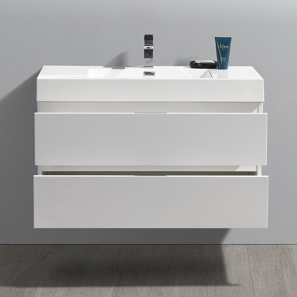 best bathroom vanities for small bathrooms Fresca Glossy White