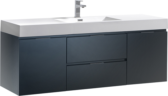 double sink cabinet size Fresca Dark Slate Gray