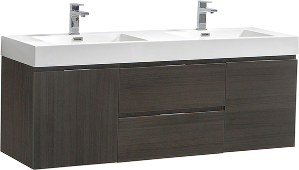 modern bathroom cabinet ideas Fresca Bathroom Vanities Gray Oak