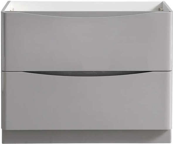 bathroom cabinet clearance Fresca Glossy Gray