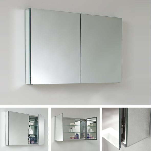 grey bathroom cabinet mirror Fresca Medicine Cabinets Mirror