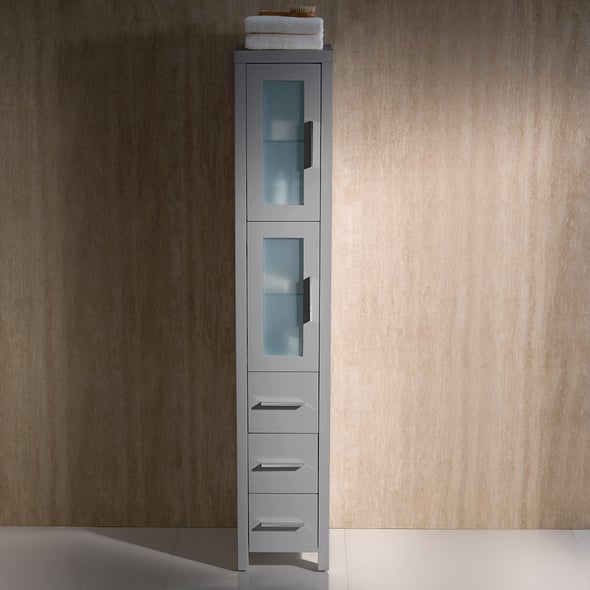 Fresca Storage Cabinets Gray