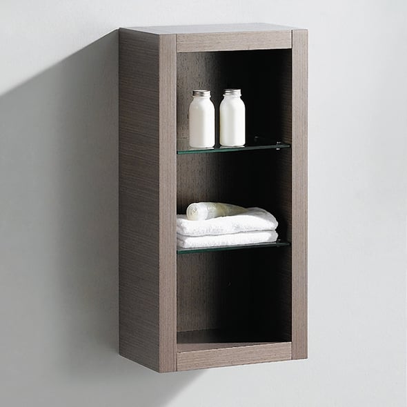 toilet basin cabinet Fresca Gray Oak