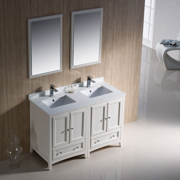 bathroom vanity modern design Fresca Antique White Traditional