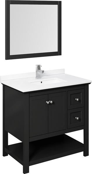 clearance vanity units Fresca Bathroom Vanities Black