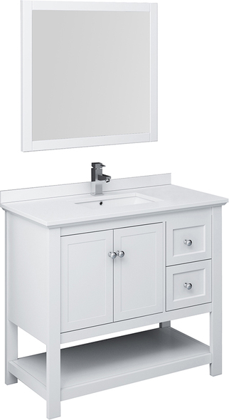 one sink long vanity Fresca White