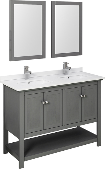72 bathroom cabinet Fresca Gray Wood Veneer