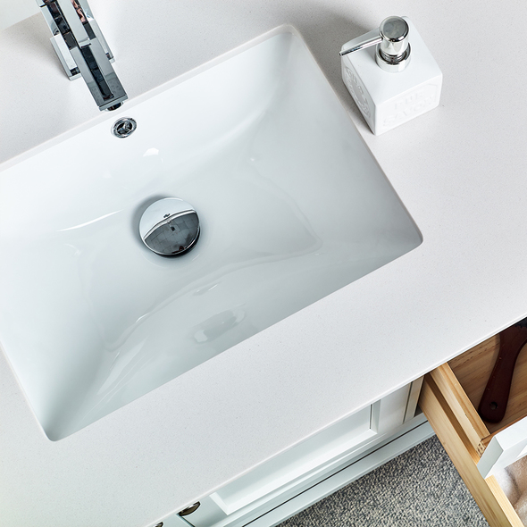 vanity units with sinks Fresca White