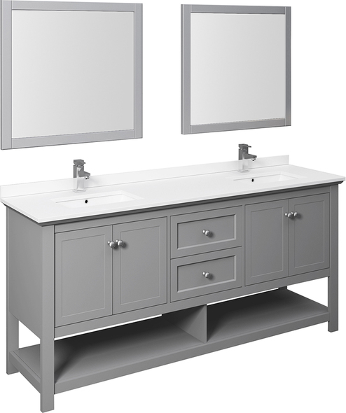 furniture stores that sell bathroom vanities Fresca Bathroom Vanities Gray