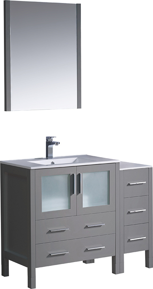 discount bathroom countertops Fresca Gray