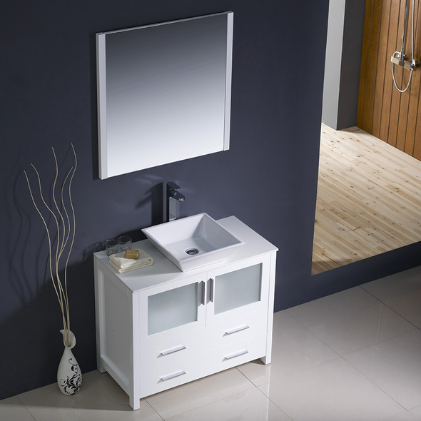 good quality bathroom vanities Fresca White Modern