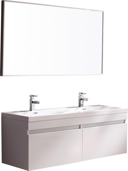 lowes clearance vanity Fresca White Modern