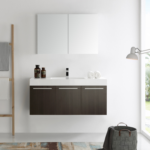 best place to buy bathroom cabinets Fresca Gray Oak Modern