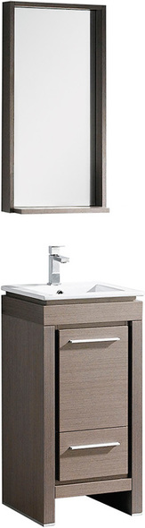 wheelchair bathroom vanity Fresca Gray Oak Modern