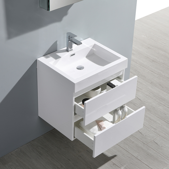 new bathroom cabinets Fresca Glossy White