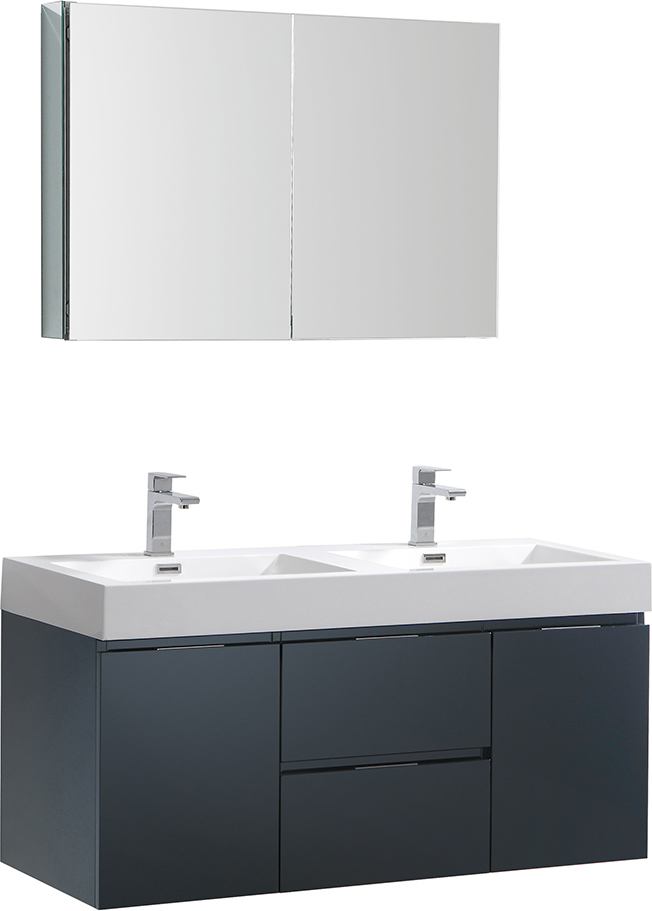 modern bathroom vanity designs Fresca Dark Slate Gray